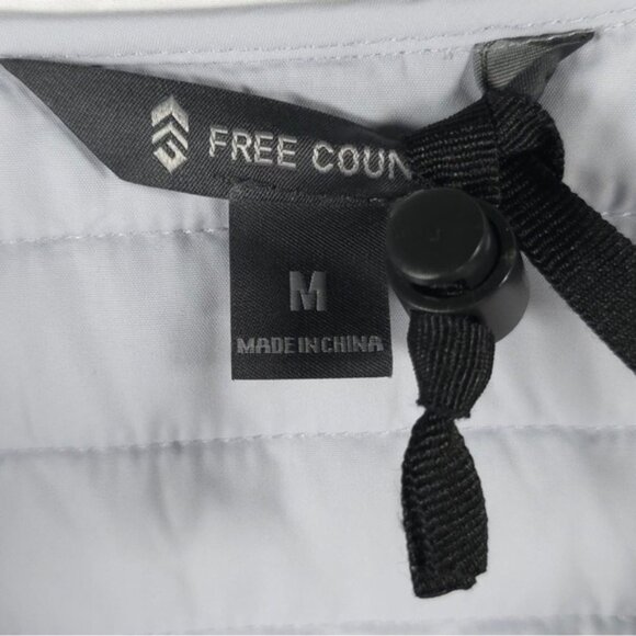 NWT FREE COUNTRY‎ Full Zip White Outside Jacket w/Pockets 513LOF2220 Size M - Picture 5 of 12